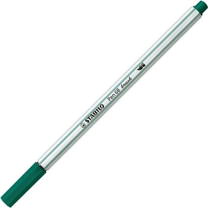 STABILO Pen 68 brush blaugrün