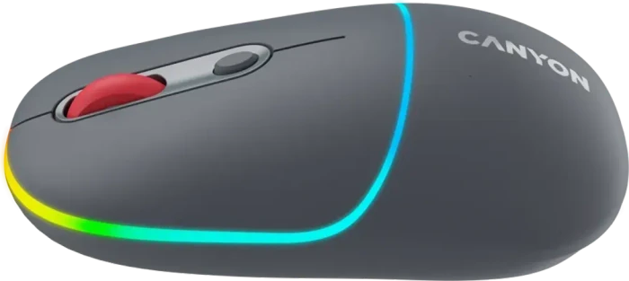 Canyon OnClick 22 / MW-22 Dual-Mode Wireless Mouse grau, USB/Bluetooth