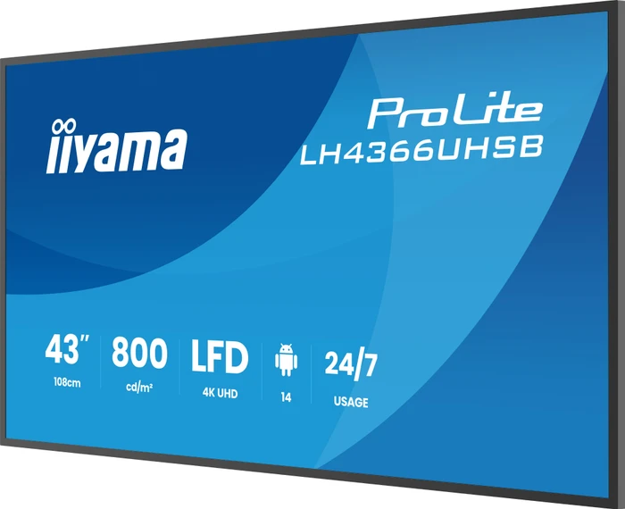 iiyama ProLite LH4366UHSB-B1AG, 43"