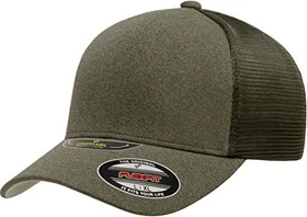Flexfit Unipanel Trucker Mesh Kappe melange olive