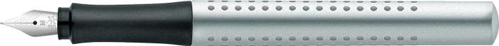 Faber-Castell Füller Grip 2011 silber, rechte Hand/linke Hand, mittel (140900) – Bild 5 von 5