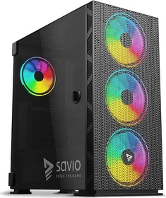 Savio Raptor X1 ARGB Mesh, Glasfenster (SAVGC-RAPTORX1)