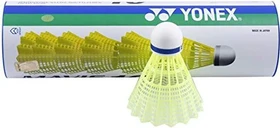 Yonex Mavis 10 Badmintonbälle gelb, 6 Stück