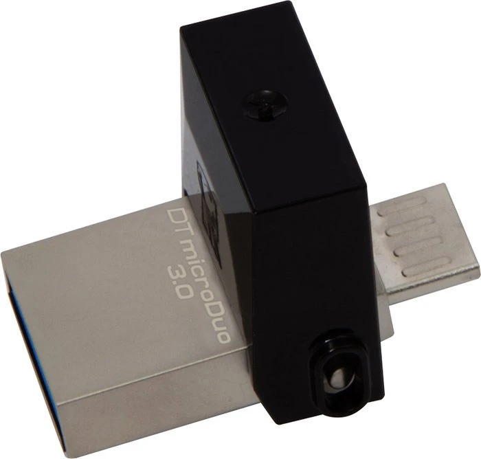 Kingston DataTraveler microDuo 64GB, USB-A + USB Micro-B, USB 3.2 Gen 1×1, USB 2.0