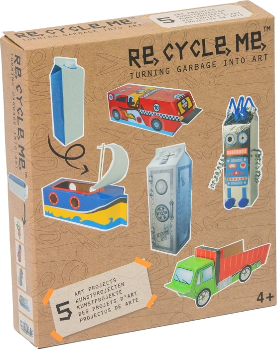 Re-Cycle-Me Basteln mit Milchkarton für Jungen