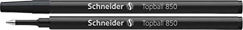 Schneider Topball 850 Tintenrollermine 0.5mm schwarz, 10er-Pack