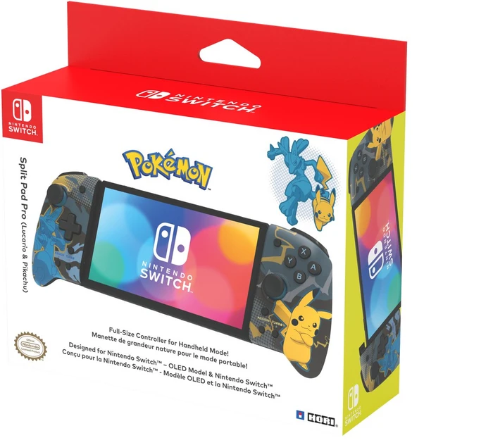 Hori Split Pad Pro Controller Lucario & Pikachu (Switch)