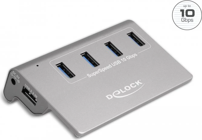 DeLOCK USB-Hub, 4x USB-A 3.1, USB-A 3.1 [Buchse]