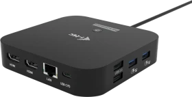i-tec USB-C Dual HDMI Docking Station, USB PD 100W, USB-C 3.1 mit DisplayPort 1.4 [Stecker] (C31DUALHDMIDOCKPD)