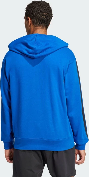 adidas Essentials 3-Streifen French Terry Hoodie royal blue/black (Herren)