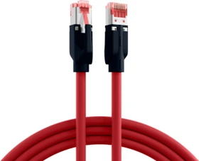 EFB Elektronik TM21 UC900 PUR Industrial-Patchkabel, Cat7/Cat6a, S/FTP, RJ-45/RJ-45, 5m, rot
