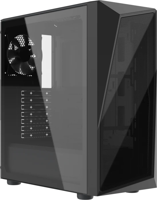 Cooler Master CMP 520L, schwarz, Glasfenster