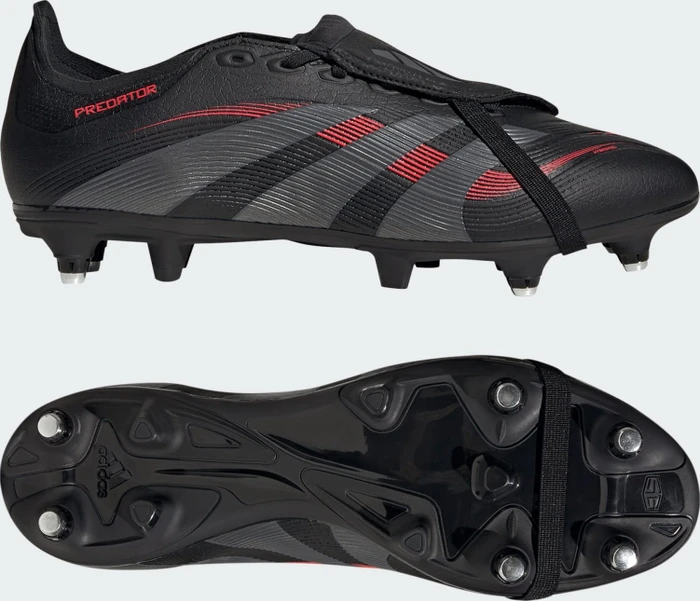 adidas Predator League Fold-Over Tongue SG core black/grey four/lucid red