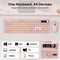 Epomaker TH108 V2 Pro Wireless, Cute Cat, LEDs RGB, hot-swap, Epomaker Sea Salt Silent V2, USB/Bluetooth, US Vorschaubild