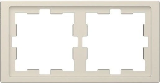Merten System Design D-Life Rahmen, 2fach, sahara