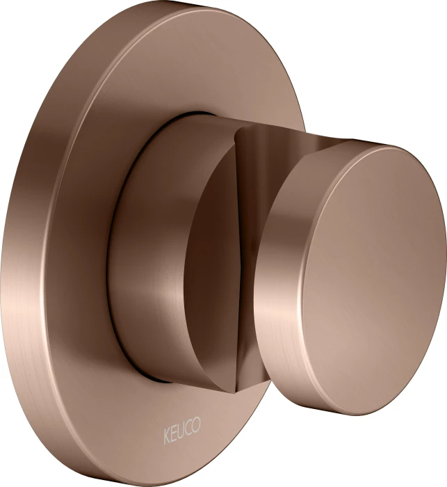 Keuco IXMO 59591 Brausehalter rund rotgold gebürstet