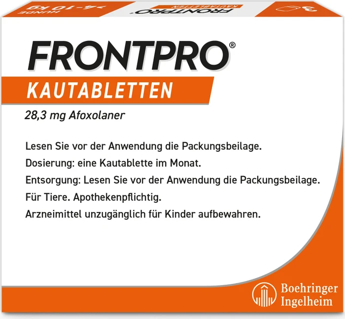 Frontline Frontpro für Hunde 4-10kg Kautabletten, 3 Stück