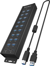 RaidSonic Icy Box IB-HUB1720-U3, USB-B 3.0 [Buchse] (61076)
