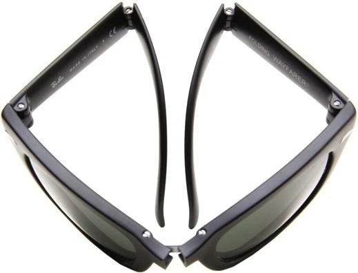 Ray-Ban RB4105 Wayfarer Folding Classic 50mm schwarz/grün