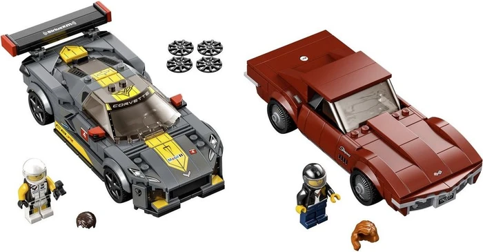LEGO Speed Champions - Chevrolet Corvette C8.R & 1968 Chevrolet Corvette