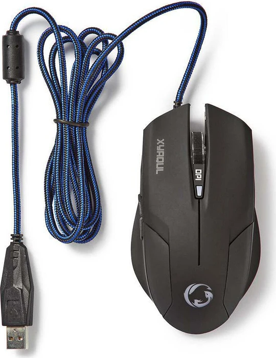 Nedis Xyaqul Gaming Mouse, schwarz, USB