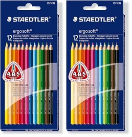 Staedtler ergosoft 157 Buntstift sortiert, 12er-Set