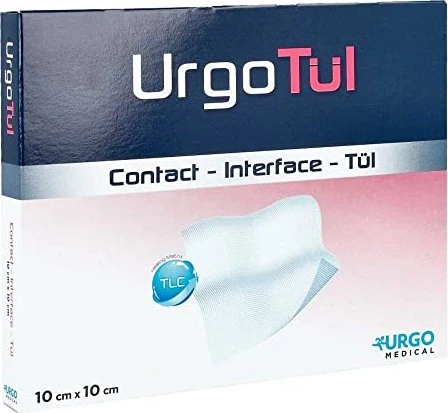 Urgo Tül Wundgaze, 10 x 10cm, 10 Stück