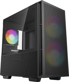 DeepCool CH360, schwarz, Glasfenster (R-CH360-BKAPE3-G-1)