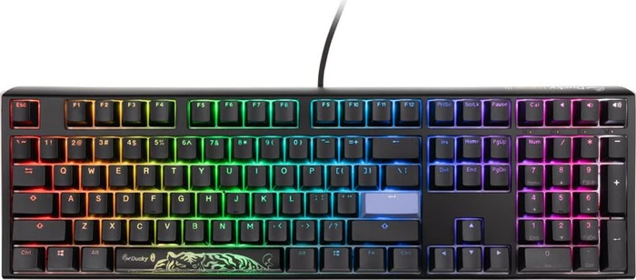 Ducky One 3 PBT, LEDs RGB, Classic Black, MX RGB RED, USB, US