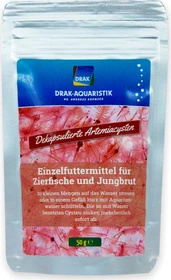 DRAK-Aquaristik Dekapsulierte Artemiacysten, Standbodenbeutel, 50g