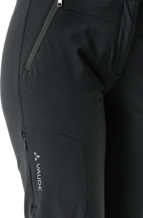 Vaude Farley Stretch Capri T-Zip III Zip-Off Hose lang schwarz (Damen)