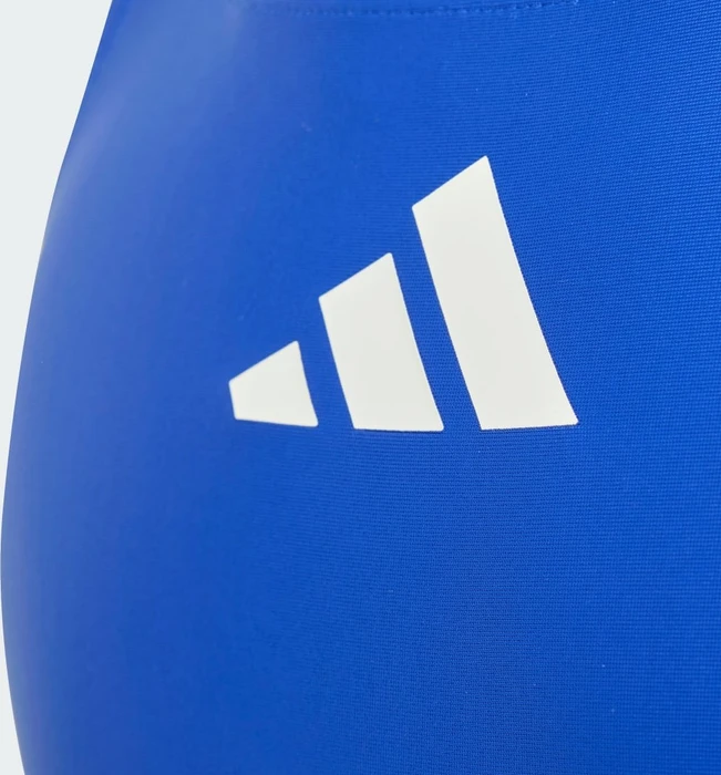 adidas Solid Small Logo Badeanzug semi lucid blue/white (Junior)