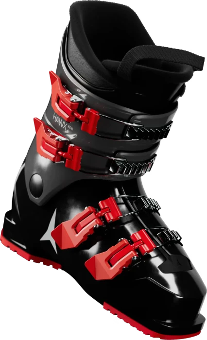 Atomic Hawx 4 black/limestone/red (Junior) (Modell 2026/2027)
