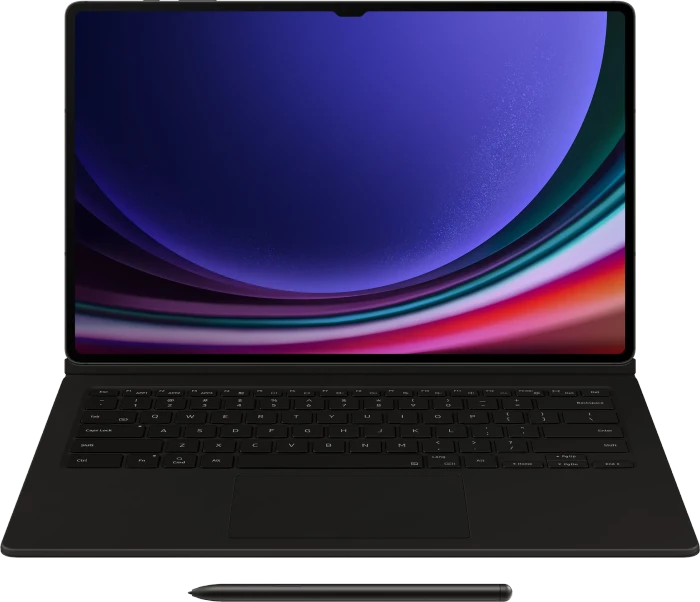 Samsung EF-DX915 Book Cover Keyboard für Galaxy Tab S9 Ultra / Tab S10 Ultra, schwarz, DE