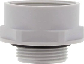 Wiska KEM 32/40 EADR 32 LG Erweiterung, Kunststoff mit Anschlussgewindedichtring, RAL 7035, M32 / M40