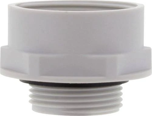 Wiska KEM 32/40 EADR 32 LG Erweiterung, Kunststoff mit Anschlussgewindedichtring, RAL 7035, M32 / M40