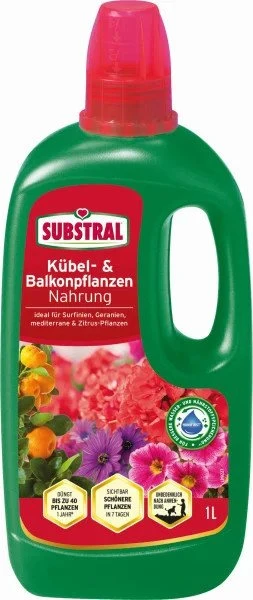 Evergreen Garden Care Substral Kübel- & Balkonpflanzen Nahrung, 1l