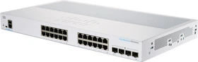 Cisco Business 250 Rackmount Gigabit Smart Switch, 24x RJ-45, 4x SFP, 100W PoE+ (CBS250-24PP-4G)