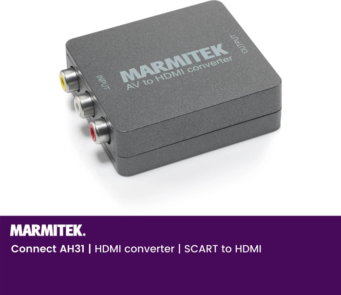 Marmitek Connect AH31, RCA Composite/SCART auf HDMI