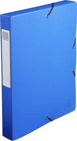 Exacompta Archivbox Kunststoff blickdicht 40mm, A4, hellblau
