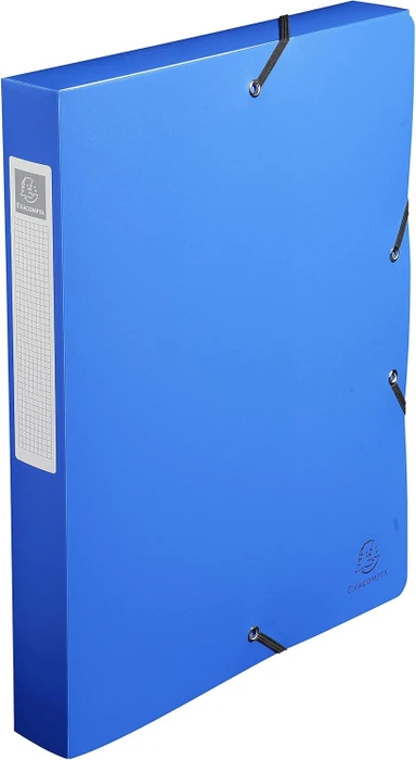 Exacompta Archivbox Kunststoff blickdicht 40mm, A4, hellblau