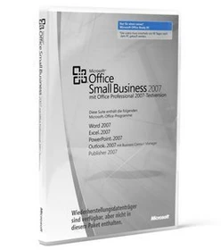 Microsoft Office 2007 Small Business MLK, 1 User, DSP/SB, Media Pack (deutsch) (PC) (9QA-00404)