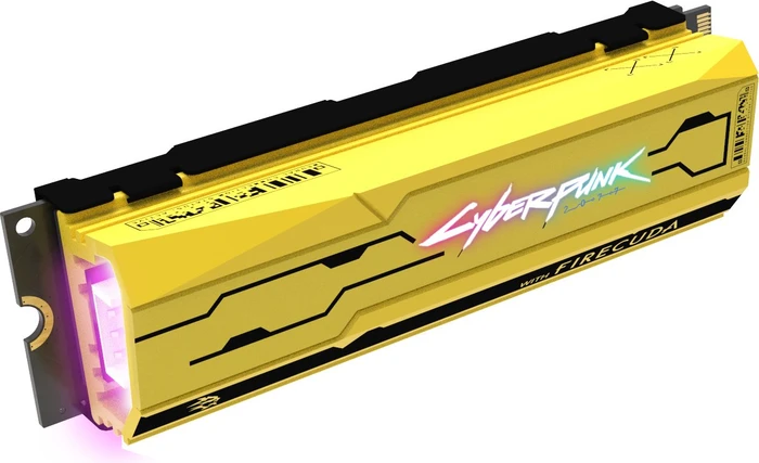 Seagate FireCuda 520 SSD +Rescue - Special Edition Cyberpunk 2077 1TB, M.2 2280 / M-Key / PCIe 4.0 x4, Kühlkörper