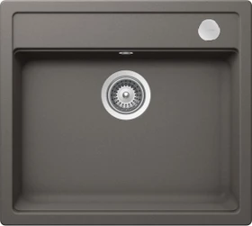 Schock Mono N-100 Unterbau Becken mittig silverstone