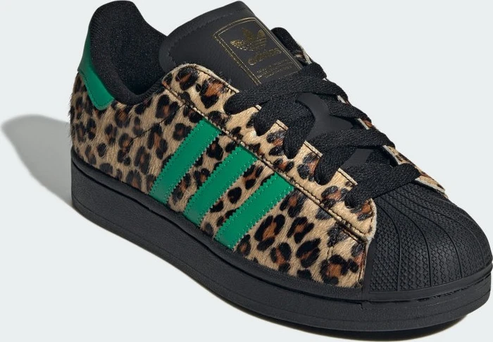 adidas Superstar II core black/court green/gold metallic (Damen)