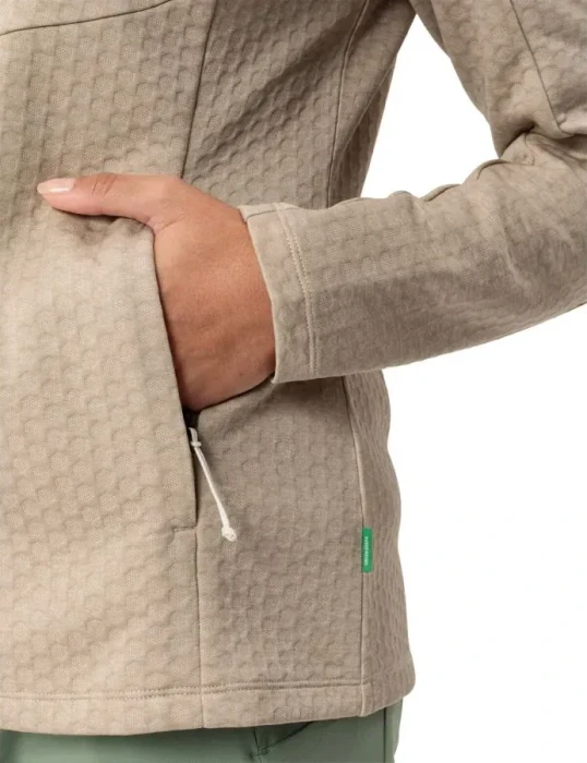 Vaude Skomer Hooded Fleece Jacke linen (Damen)