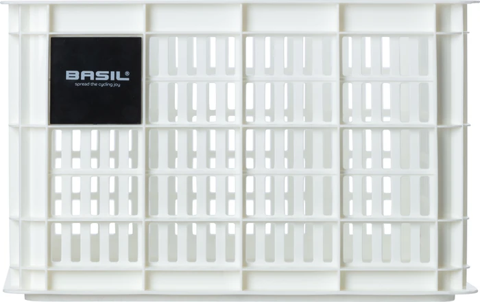 Basil Crate M Fahrradkorb bright white