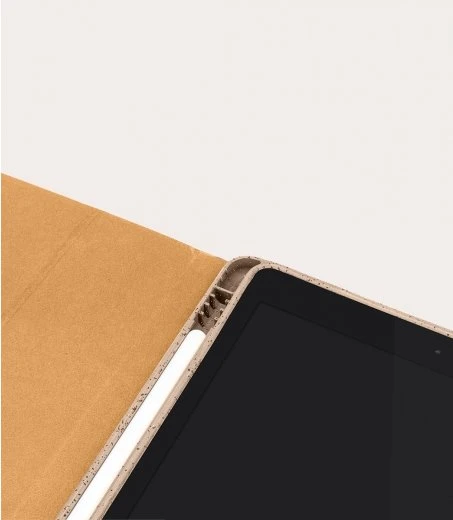 Tucano Verde biodegradable Case für Apple iPad (7/8/9.Gen) 10.2", beige