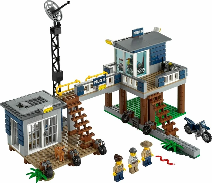LEGO City Sumpfpolizei - Polizeiwache im Sumpf (60069) – Bild 5 von 6
