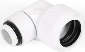 Alphacool Eiszapfen 90° G1/4" auf 16mm Hardtube Anschraubtülle, drehbar, weiß